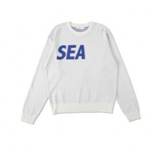 WIND AND SEA(ウィンダンシー)のWIND AND SEA Silk Blend Knit “White” メンズのトップス(ニット/セーター)の商品写真