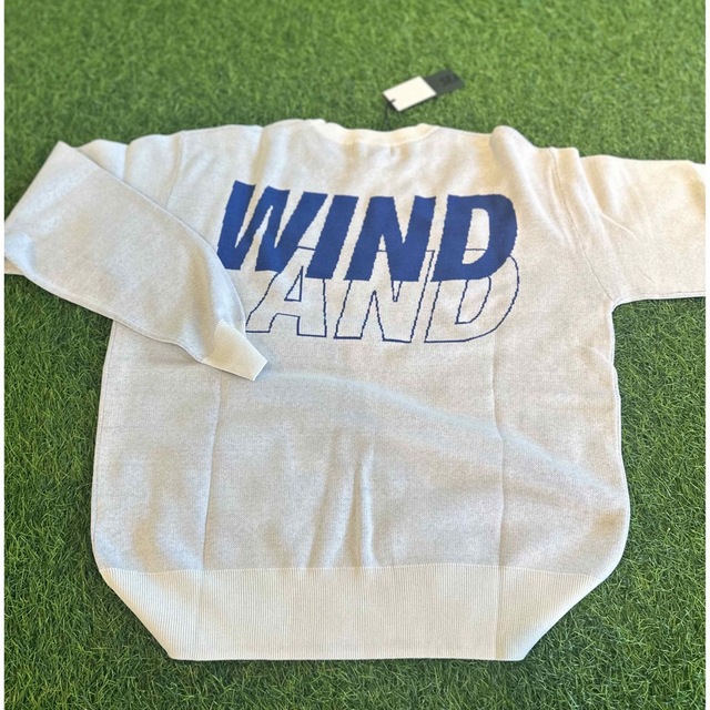 WIND AND SEA(ウィンダンシー)のWIND AND SEA Silk Blend Knit “White” メンズのトップス(ニット/セーター)の商品写真