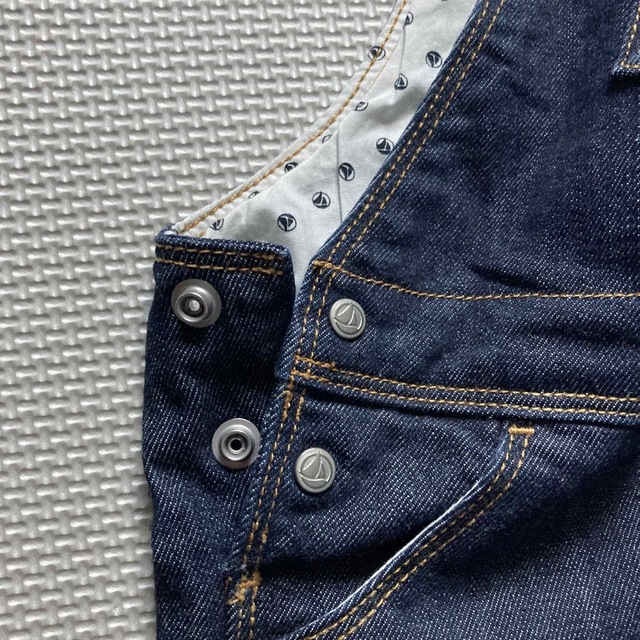 PETIT BATEAU(プチバトー)のPETIT BATEAU プチバトー　デニムサロペット　オーバーオール キッズ/ベビー/マタニティのキッズ服男の子用(90cm~)(その他)の商品写真