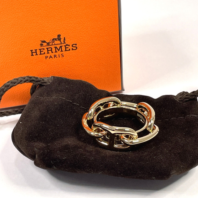 Hermes - エルメス スカーフリング シェーヌダンクル ゴールドの通販