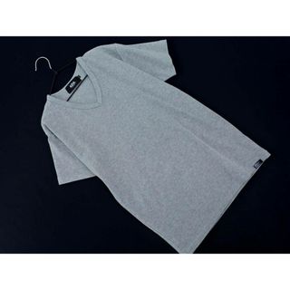 マウジー(moussy)のAZUL BY MOUSSY アズールバイマウジー Vネック Tシャツ sizeS/グレー ■◆ レディース(Tシャツ(半袖/袖なし))