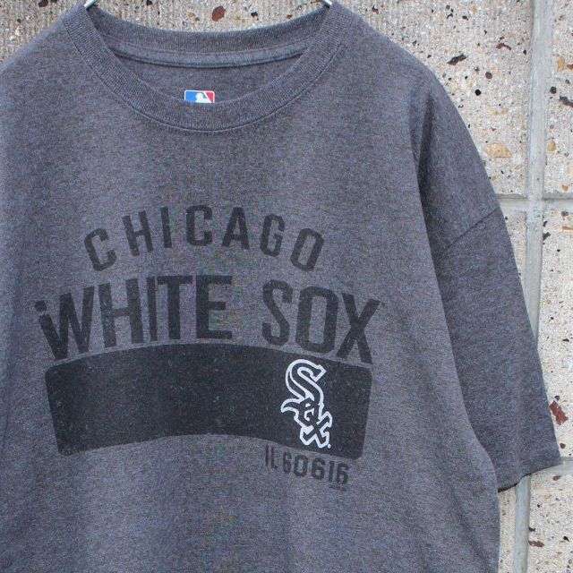 MLB CHICAGO WHITE SOX 大きめサイズ 濃灰杢  Tシャツ