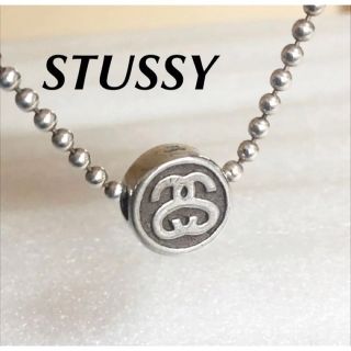 STUSSYステューシーSSリンクsilverネックレス-