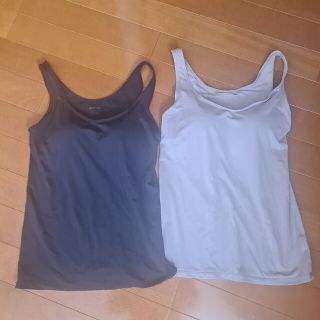 ユニクロ(UNIQLO)のUNIQLO ユニクロ エアリズム ブラトップ タンクトップ Sサイズ 2枚セッ(タンクトップ)
