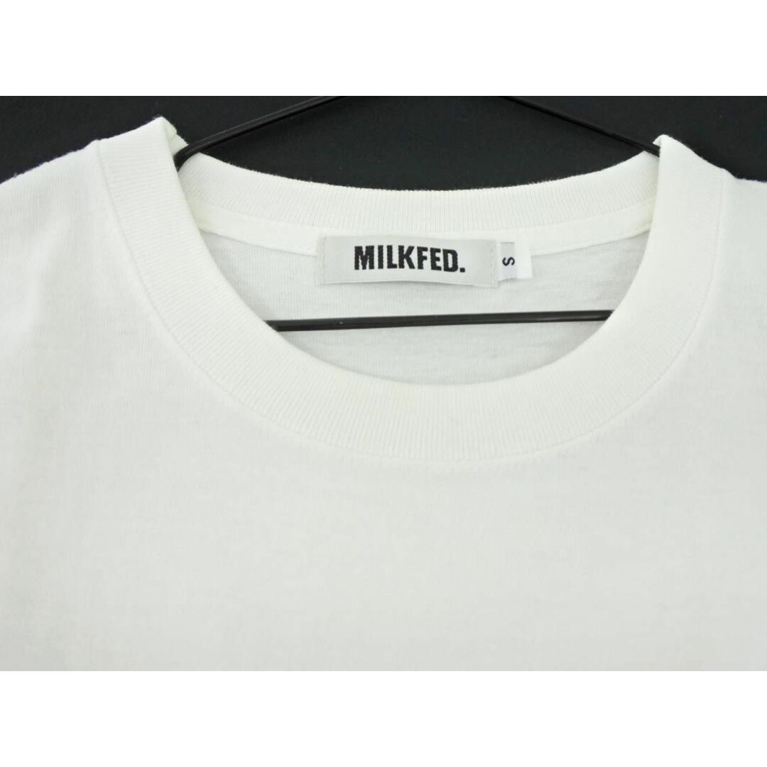 MILKFED.(ミルクフェド)のミルクフェド ボックスロゴ Tシャツ sizeS/白 ■◆ レディース レディースのトップス(Tシャツ(半袖/袖なし))の商品写真