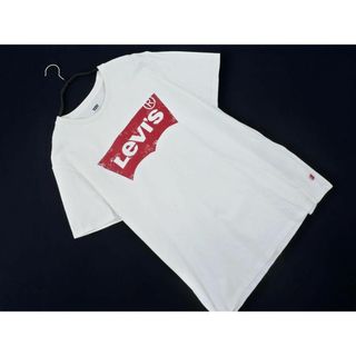 リーバイス(Levi's)のLEVI'S リーバイス ロゴ プリント Tシャツ sizeL/白 ■◆ メンズ(Tシャツ/カットソー(半袖/袖なし))