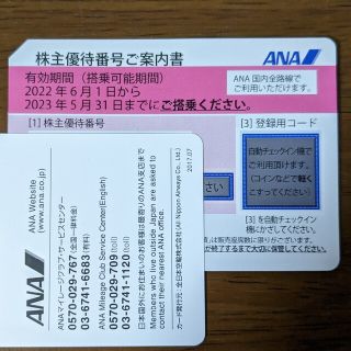 エーエヌエー(ゼンニッポンクウユ)(ANA(全日本空輸))の全日空 ANA 株主優待 1枚(その他)