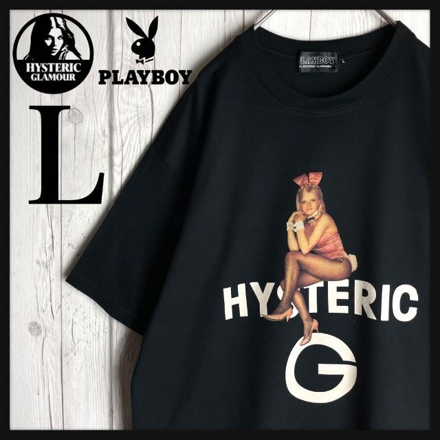 人気コラボ】ヒステリックグラマー×プレイボーイ☆両面プリントロゴ t