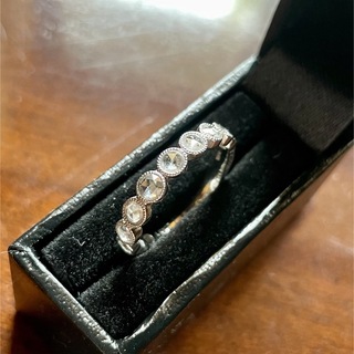 ティファニー(Tiffany & Co.)のVictorian Box ローズカットダイヤ ハーフエタニティ 彫金(リング(指輪))