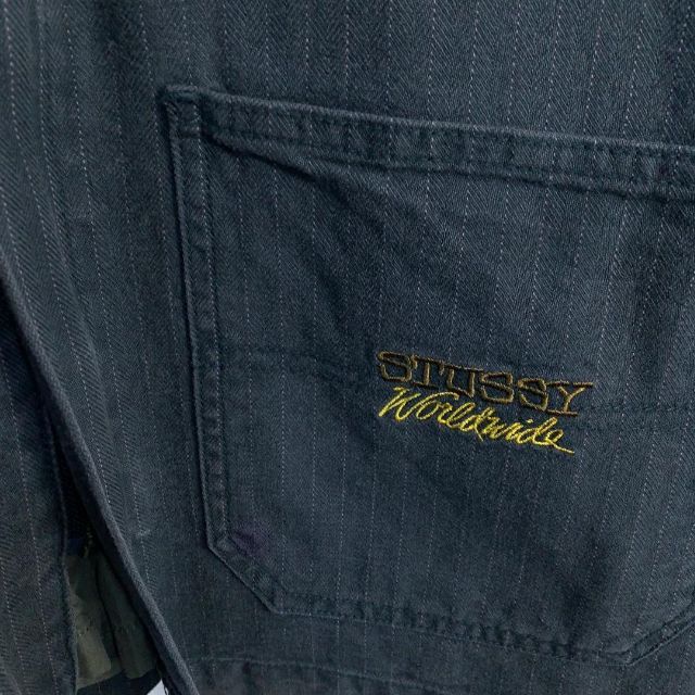 OLD STUSSY ステューシー カバーオールジャケット ワークジャケット M