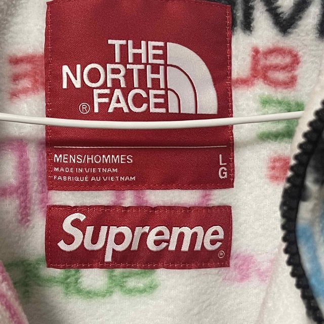 【L】supreme 21AW north face Fleece Jacket 2