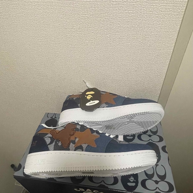 A BATHING APE(アベイシングエイプ)の【26.5】Bapesta coach コラボスニーカー メンズの靴/シューズ(スニーカー)の商品写真