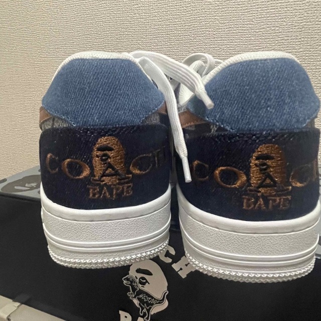 A BATHING APE(アベイシングエイプ)の【26.5】Bapesta coach コラボスニーカー メンズの靴/シューズ(スニーカー)の商品写真