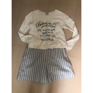 クラウンバンビ(CROWN BANBY)のクラウンバンビ長T、大人Sキュロットセット(Tシャツ/カットソー)