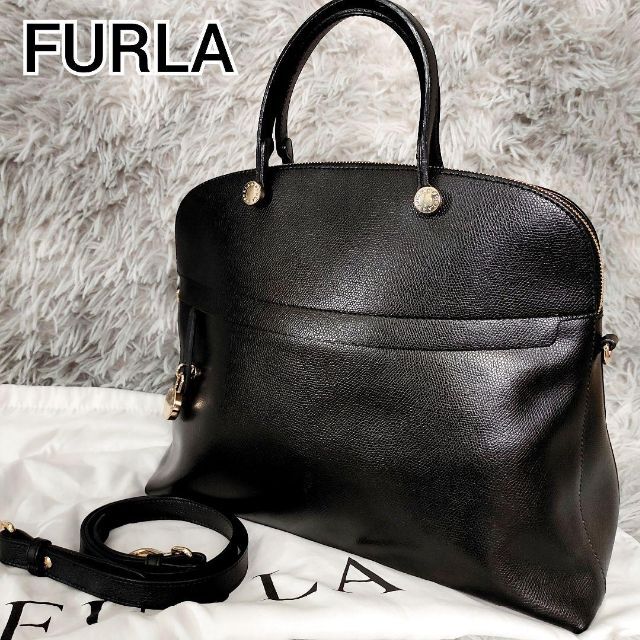 KAZUNO_全商品【美品】FRULA フルラ パイパー 2way ハンドバッグ 保存袋付き