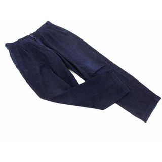 リー(Lee)のLee リー ワイド デニムパンツ size28/紺 ■■ レディース(デニム/ジーンズ)