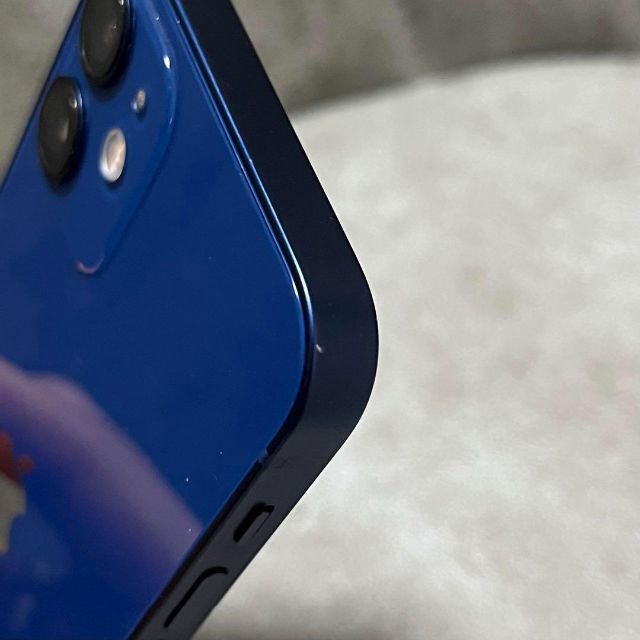 Apple(アップル)の【箱・ケーブル付き】iPhone12 mini 64GB ブルー SIMフリー スマホ/家電/カメラのスマートフォン/携帯電話(スマートフォン本体)の商品写真
