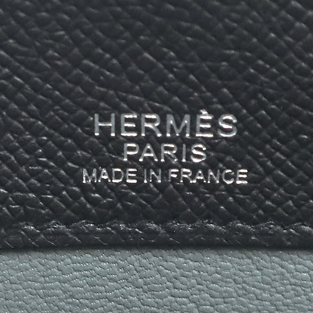 Hermes(エルメス)のエルメス シティホール PM クラッチ セカンドバッグ ヴォーエプソン レザー ブラック グレー 黒 ヴェルソ バイカラー Y刻印 箱付 HERMES（新品・未使用品） レディースのバッグ(クラッチバッグ)の商品写真