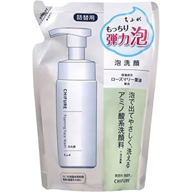 ちふれ(チフレ)のちふれ 泡洗顔 S 詰替用(180ml) コスメ/美容のスキンケア/基礎化粧品(洗顔料)の商品写真