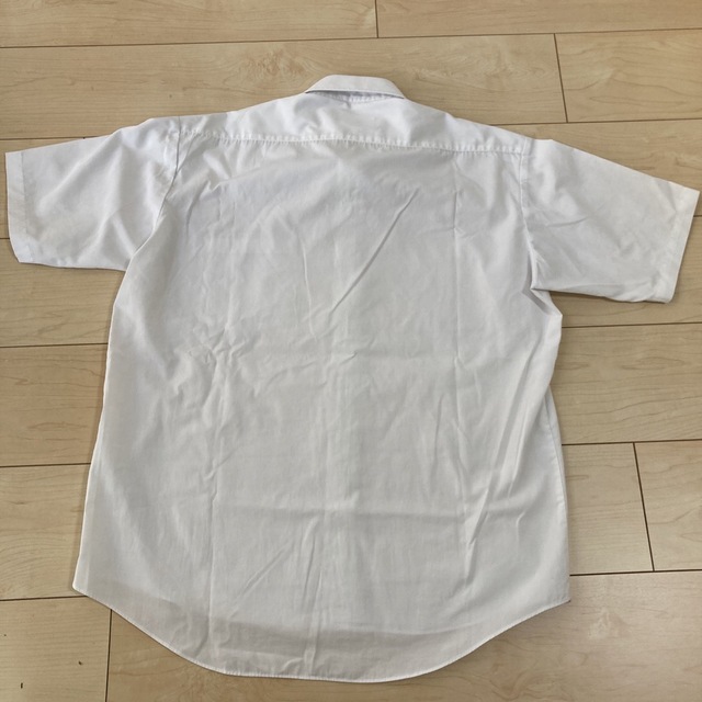 スクールシャツ　半袖　大きめ　160E キッズ/ベビー/マタニティのキッズ服男の子用(90cm~)(Tシャツ/カットソー)の商品写真