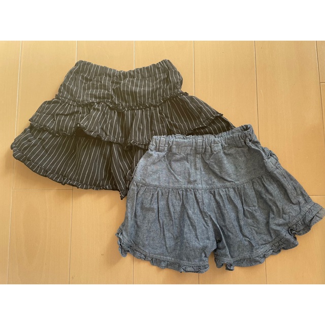 motherways(マザウェイズ)のマザウェイズ　キュロット2枚セット　120 キッズ/ベビー/マタニティのキッズ服女の子用(90cm~)(パンツ/スパッツ)の商品写真