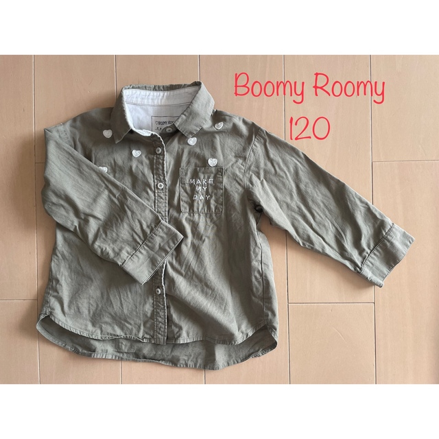 BoomyRoomy(ブーミンルーミン)のBoomyRoomy 長袖シャツ　120 キッズ/ベビー/マタニティのキッズ服女の子用(90cm~)(Tシャツ/カットソー)の商品写真