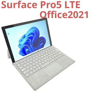マイクロソフト(Microsoft)の超美品Surface Pro5 LTE 8G/256G Office2021(ノートPC)