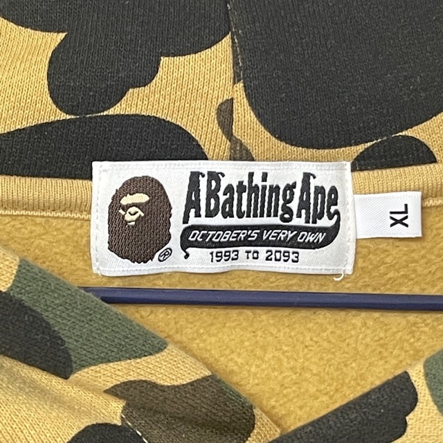 ☆美品☆【XL】BAPE x OVO 1stカモ Pullover Hoodie