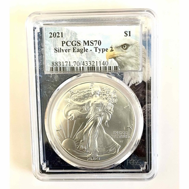 【新品】アメリカン シルバーイーグル銀貨 2016 シルバー PCGS MS70イーグルコイン