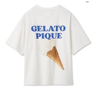 ジェラートピケ(gelato pique)の新品☆gelato pique ジェラート ピケバックプリント Tシャツ(Tシャツ(半袖/袖なし))