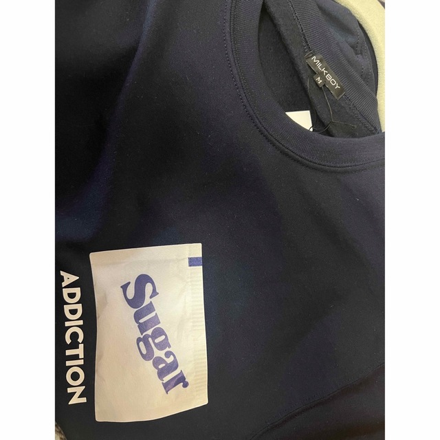 MILKBOY(ミルクボーイ)の新品！MILKBOY ミルクボーイ 砂糖中毒SUGARHOLIC SWEATS メンズのトップス(スウェット)の商品写真