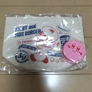 モスバーガー(モスバーガー)のモス×カービィ　コットントートバッグ　サンドイッチ抜型(キャラクターグッズ)