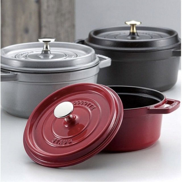 STAUB - STAUB ストウブピコ・ココット ラウンド 14cm チェリーの通販