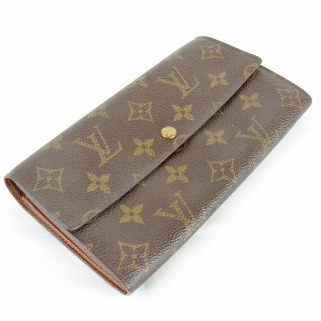 ルイヴィトン LOUIS VUITTON 長財布
 モノグラム ポシェットポルトモネクレディ M61725 ブラウン