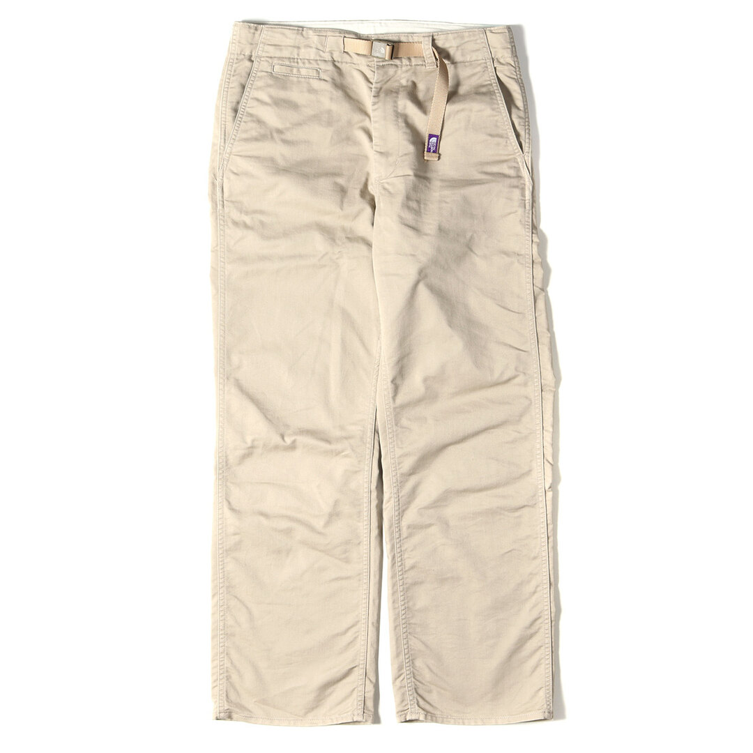 THE NORTH FACE PURPLE LABEL ノースフェイス パープルレーベル パンツ ストレッチ ツイル ワイドパンツ Stretch Twill Wide Pants 19SS ベージュ 32 ボトムス ズボン 【メンズ】