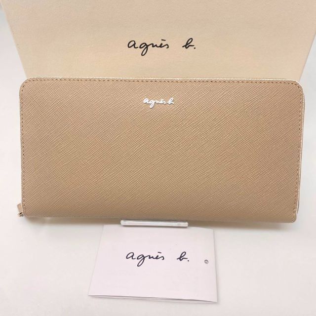 2層小銭入れ未使用☺︎agnes b.  voyage アニエスベー 長財布 ベージュ