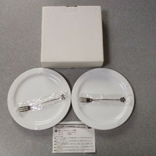 マリークワント(MARY QUANT)の(新品)MARY QUANT　お皿&フォーク2セット(食器)