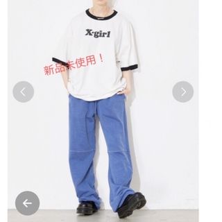 エックスガール(X-girl)のPIGMENT DYED SWEAT PANTS/ピグメント加工スウェットパンツ(ワークパンツ/カーゴパンツ)