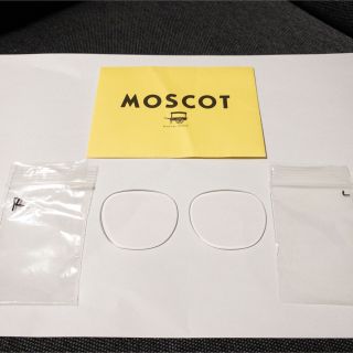 モスコット(MOSCOT)の即日発送 MOSCOT レムトッシュ46交換用UVカットクリアレンズ（度なし）(サングラス/メガネ)