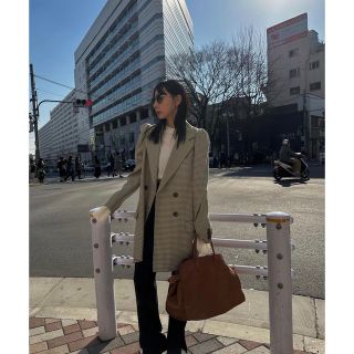 アメリヴィンテージ(Ameri VINTAGE)のアメリヴィンテージCHECK JACKET MINI DRESS(テーラードジャケット)