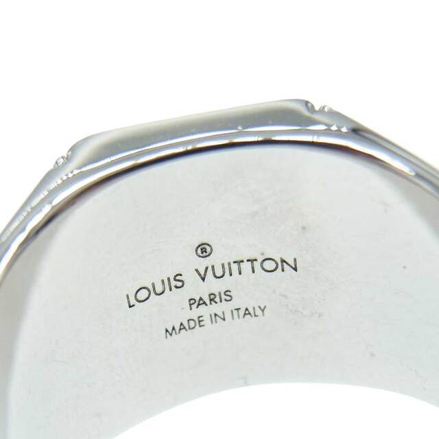LOUIS VUITTON(ルイヴィトン)のLOUIS VUITTON ルイ・ヴィトン リング M62488 モノグラム シグネット シルバー系 22号【中古】 メンズのアクセサリー(リング(指輪))の商品写真
