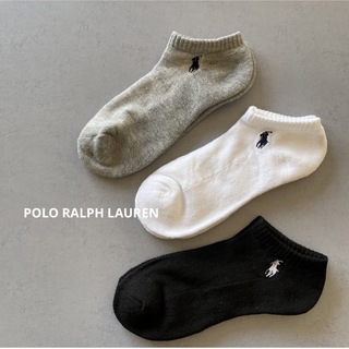 ポロラルフローレン(POLO RALPH LAUREN)のポロラルフローレン　レディースソックス　3足　靴下　ショートソックス(ソックス)