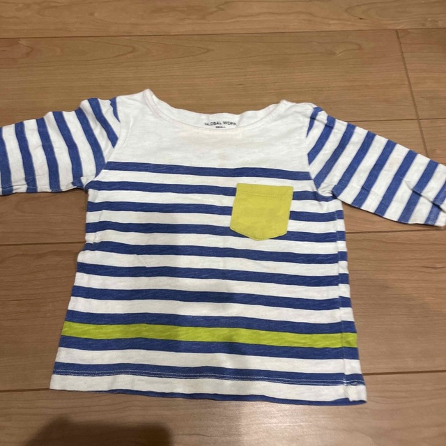 GLOBAL WORK(グローバルワーク)の七分袖　Tシャツ　 キッズ/ベビー/マタニティのキッズ服男の子用(90cm~)(Tシャツ/カットソー)の商品写真