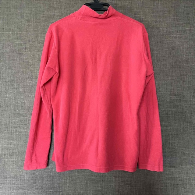 UNIQLO(ユニクロ)のユニクロ　ハイネック　フリース　赤 メンズのトップス(Tシャツ/カットソー(七分/長袖))の商品写真