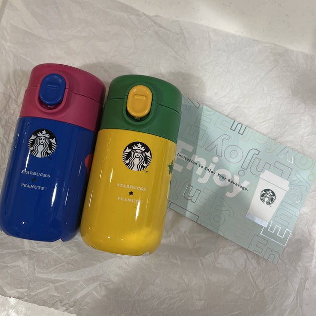 Starbucks(スターバックス)のスタバ　スヌーピー　プチボトル インテリア/住まい/日用品のキッチン/食器(タンブラー)の商品写真