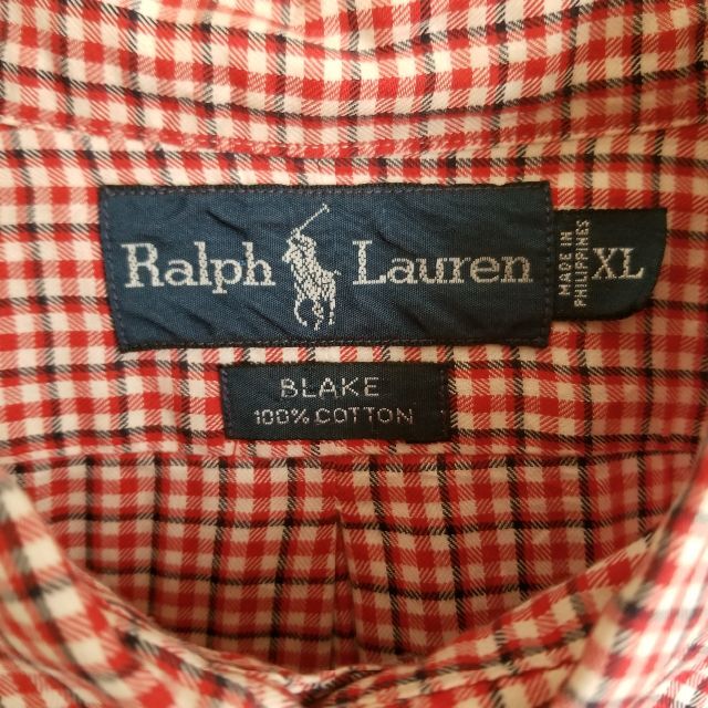 Ralph Lauren(ラルフローレン)の古着RalphLaurenラルフローレンギンガムチェックXL（3XL～超BIG メンズのトップス(シャツ)の商品写真