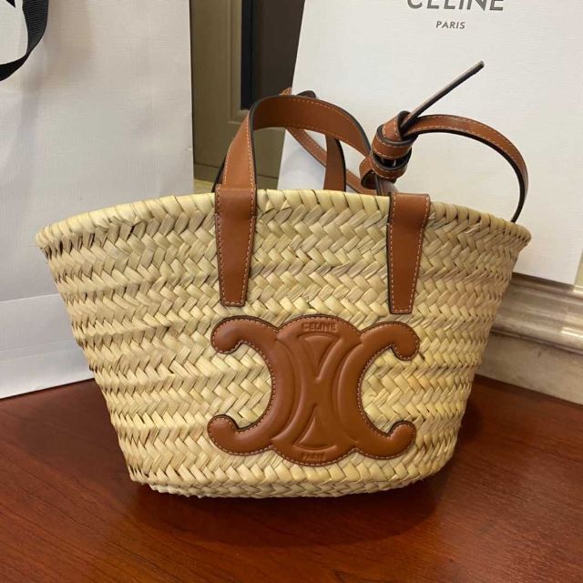 最新入荷 celine - 新品同様 セリーヌ カゴバッグ トリオンフ かご