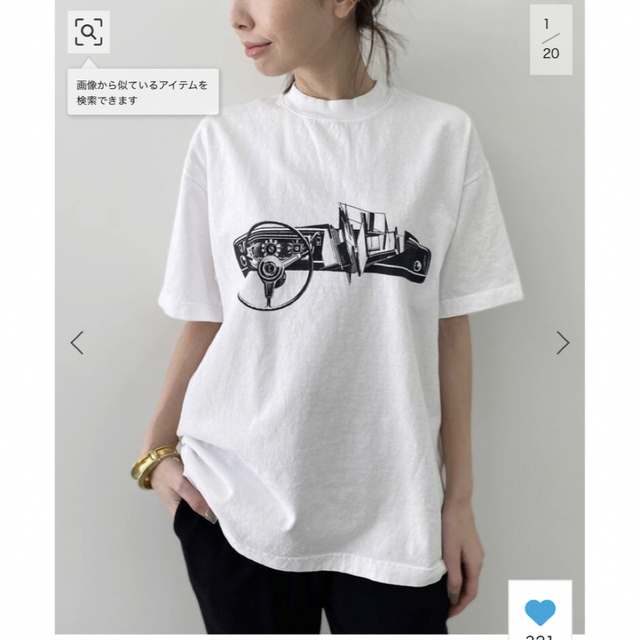 L'Appartement DEUXIEME CLASSE(アパルトモンドゥーズィエムクラス)の【KOFIE】GRAPHIC T-SH レディースのトップス(Tシャツ(半袖/袖なし))の商品写真