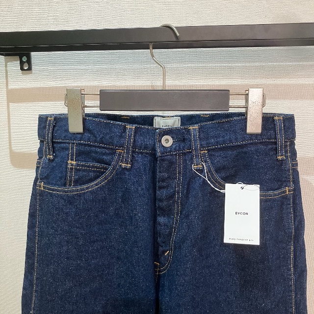 1LDK SELECT(ワンエルディーケーセレクト)の新品 EVCON エビコン デニムパンツ 5POCKET DENIM  1LDK メンズのパンツ(デニム/ジーンズ)の商品写真