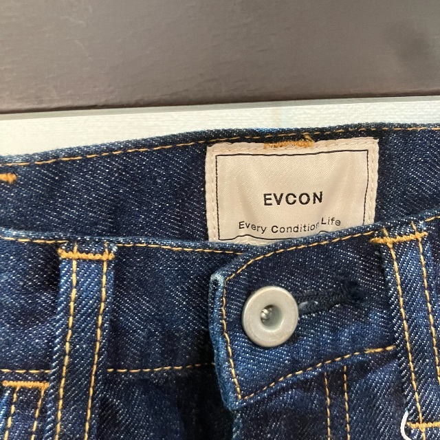 1LDK SELECT(ワンエルディーケーセレクト)の新品 EVCON エビコン デニムパンツ 5POCKET DENIM  1LDK メンズのパンツ(デニム/ジーンズ)の商品写真